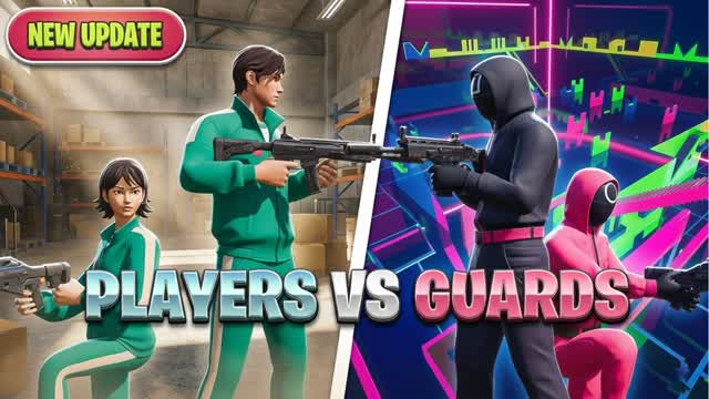 Player vs Guards - Squid Game