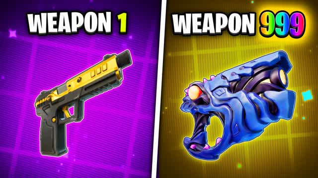 ALL WEAPONS GUN GAME 🔫 FIRST PERSON👁️