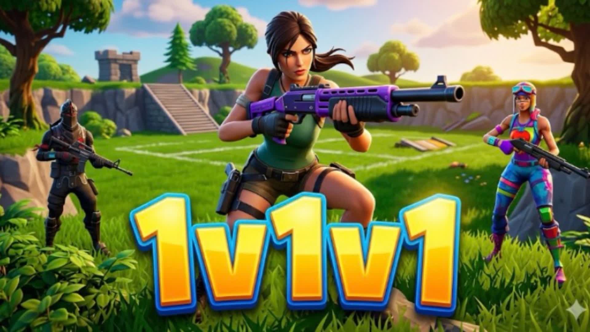 الاعادة الفرديه مواجهة الاعداء 1v1v1