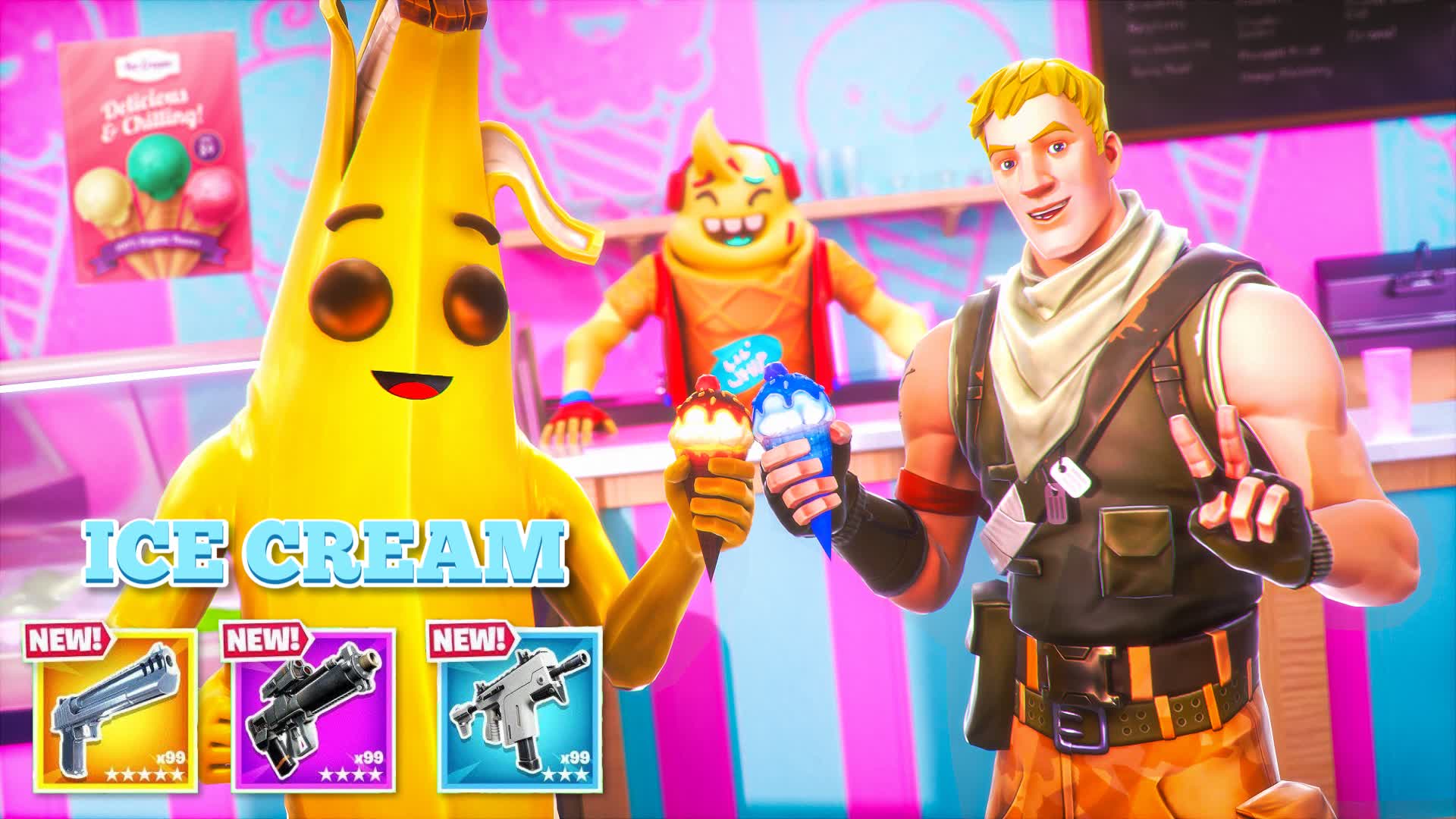 🍦 Ice Cream Shop GUN GAME 🍦 403077951271 by eatyoushay Fortnite.GG