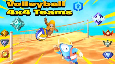 Ranked Volleyball Guys 🏐 4x4 Teams