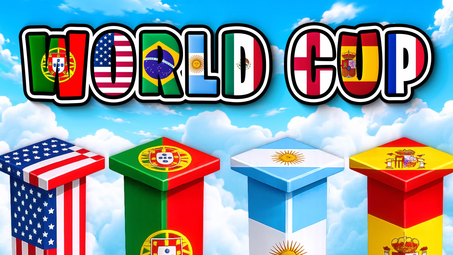 Football World Cup Pillars