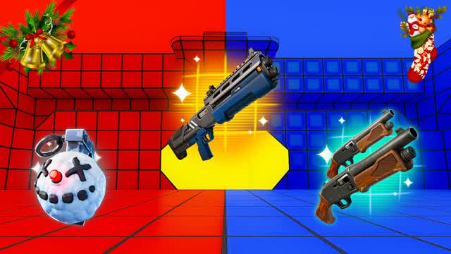 Crazy Winter Red vs Blue🔴🔵