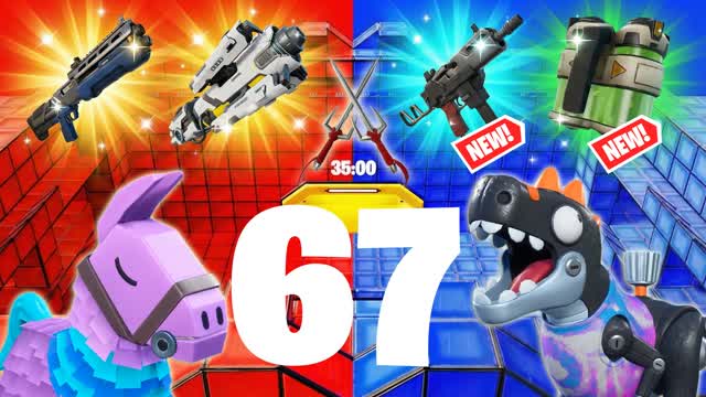 CRAZY SKY RED VS BLUE 🔴🔵 TMNT