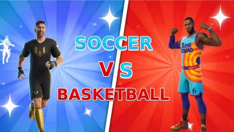 SOCCER VS BASKETBALL RED VS BLUE