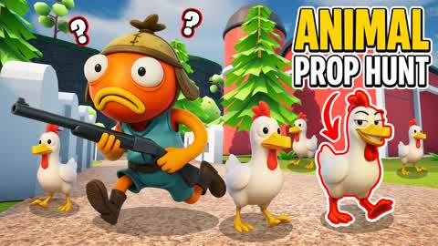 ANIMAL HIDE AND SEEK - PROP HUNT 🐾