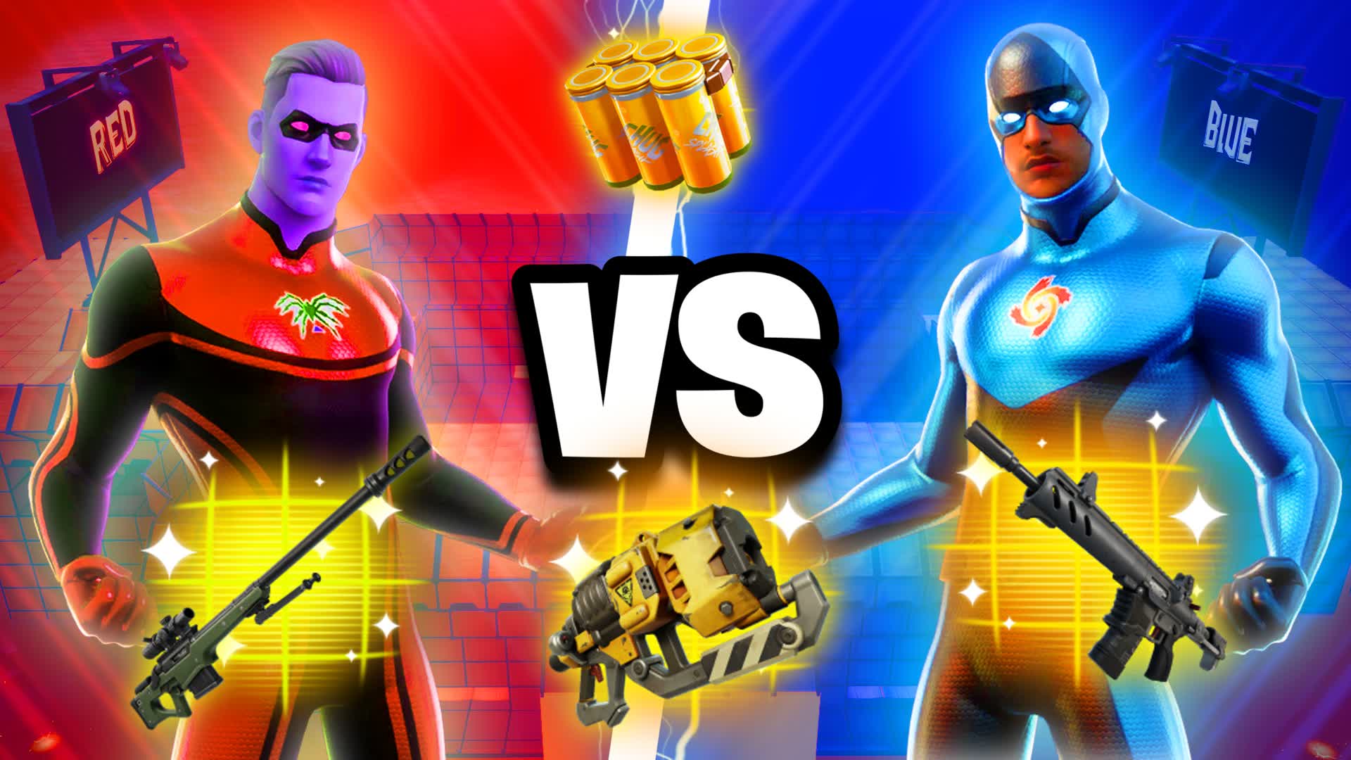 BOOM RED VS BLUE 🔴🔵 *New Weapons*
