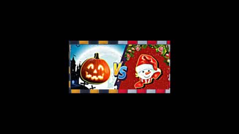 halloween vs christmas 🔴🔵