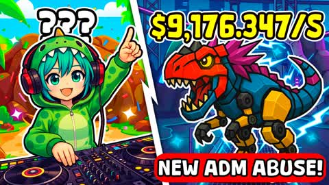 STEAL THE DINO [NEW ADM ABUSE]