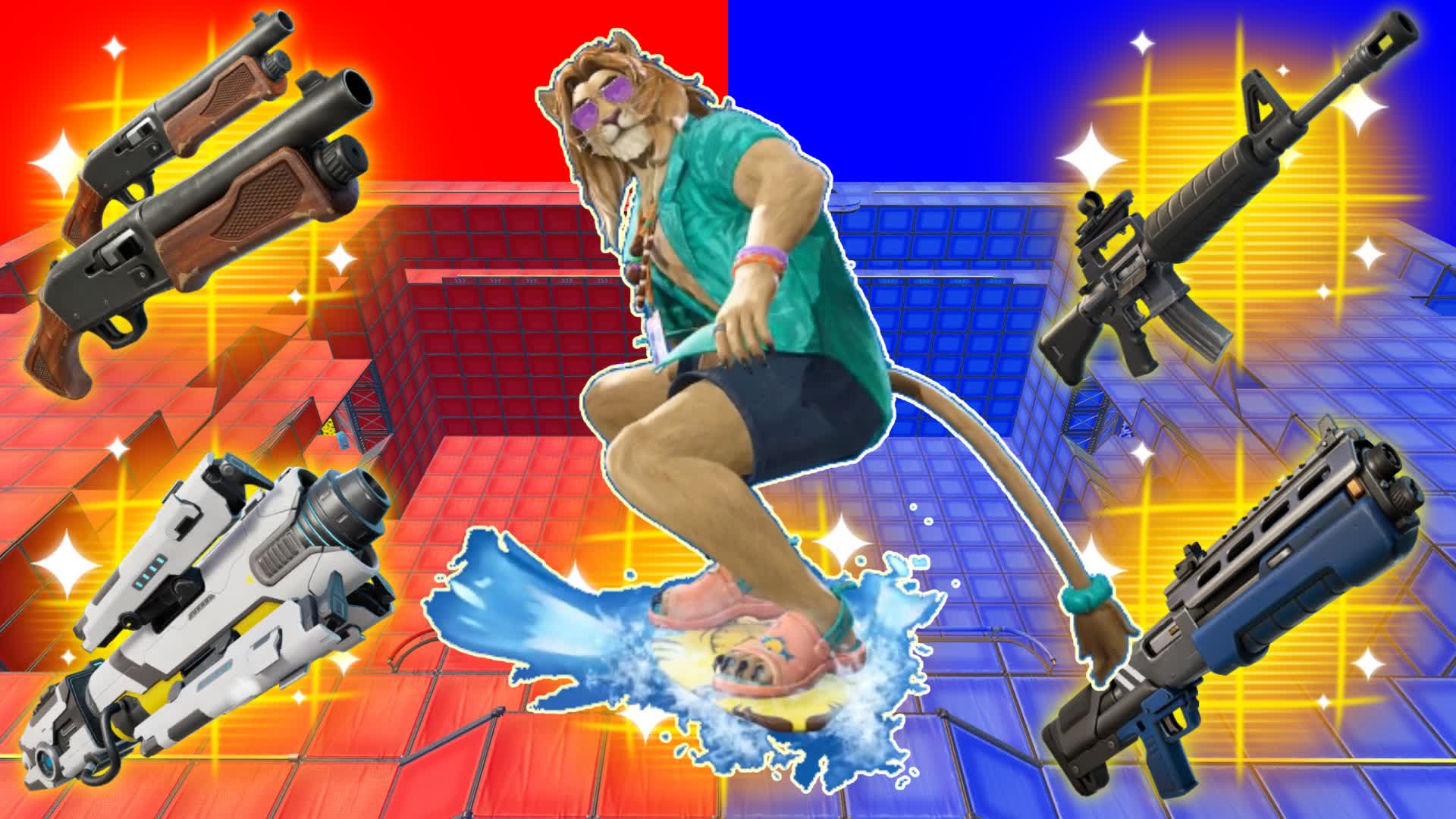 🌊LIL' SKIMBOARD🌊 RED VS BLUE🔴🔵