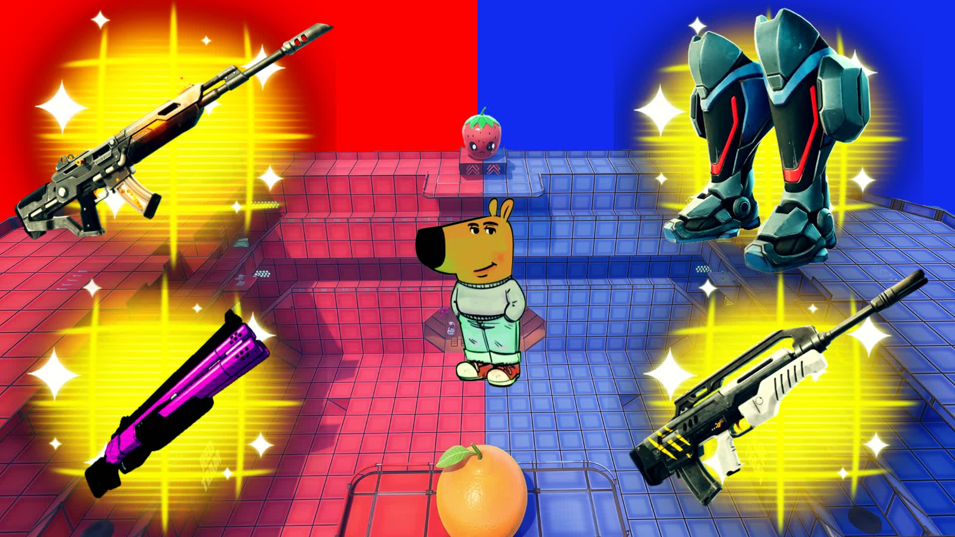 CHILL GUY RED VS BLUE