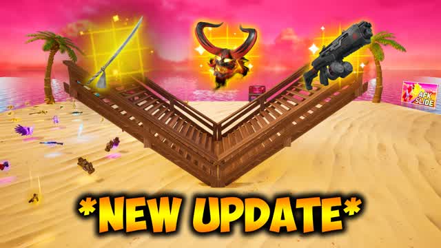 🏖️THE BEACH🌴1V1 BUILD FIGHTS 💎