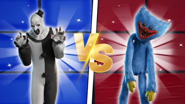 RED VS BLUE 🔴🔵 KPOP HUNTERS👹MEGA