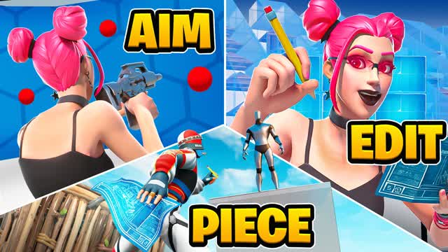 🎯Aim Edit Piece Control & 1v1🎯