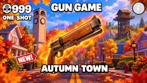 🍂 Autumn Town 🏘️ One Shot Gun Game 🎯