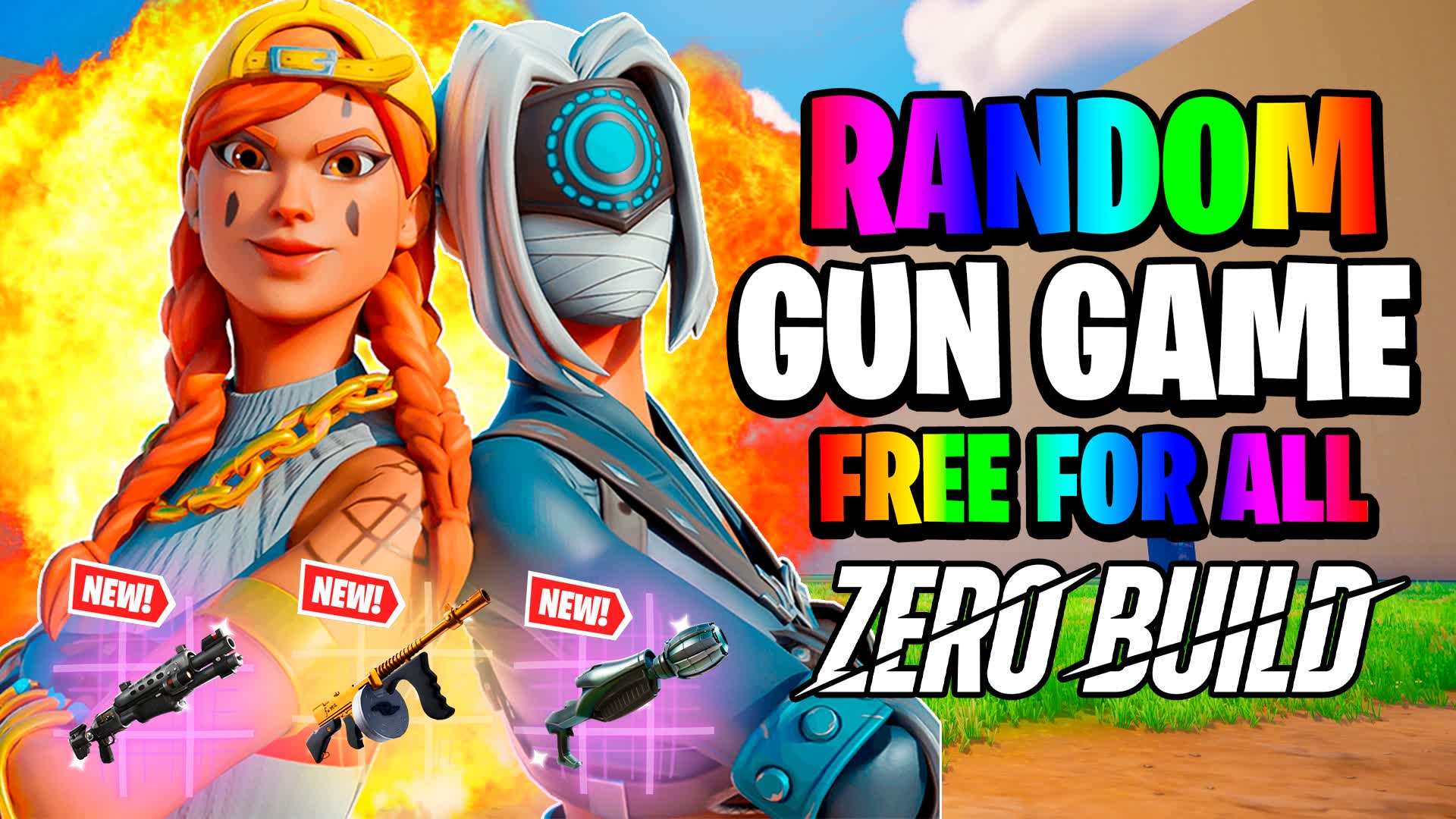 🌈 ランダム・ガンゲーム FFA 🌈 ゼロビルド