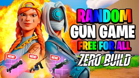 🌈 RANDOM GUN GAME FFA 🌈 ZERO BUILD