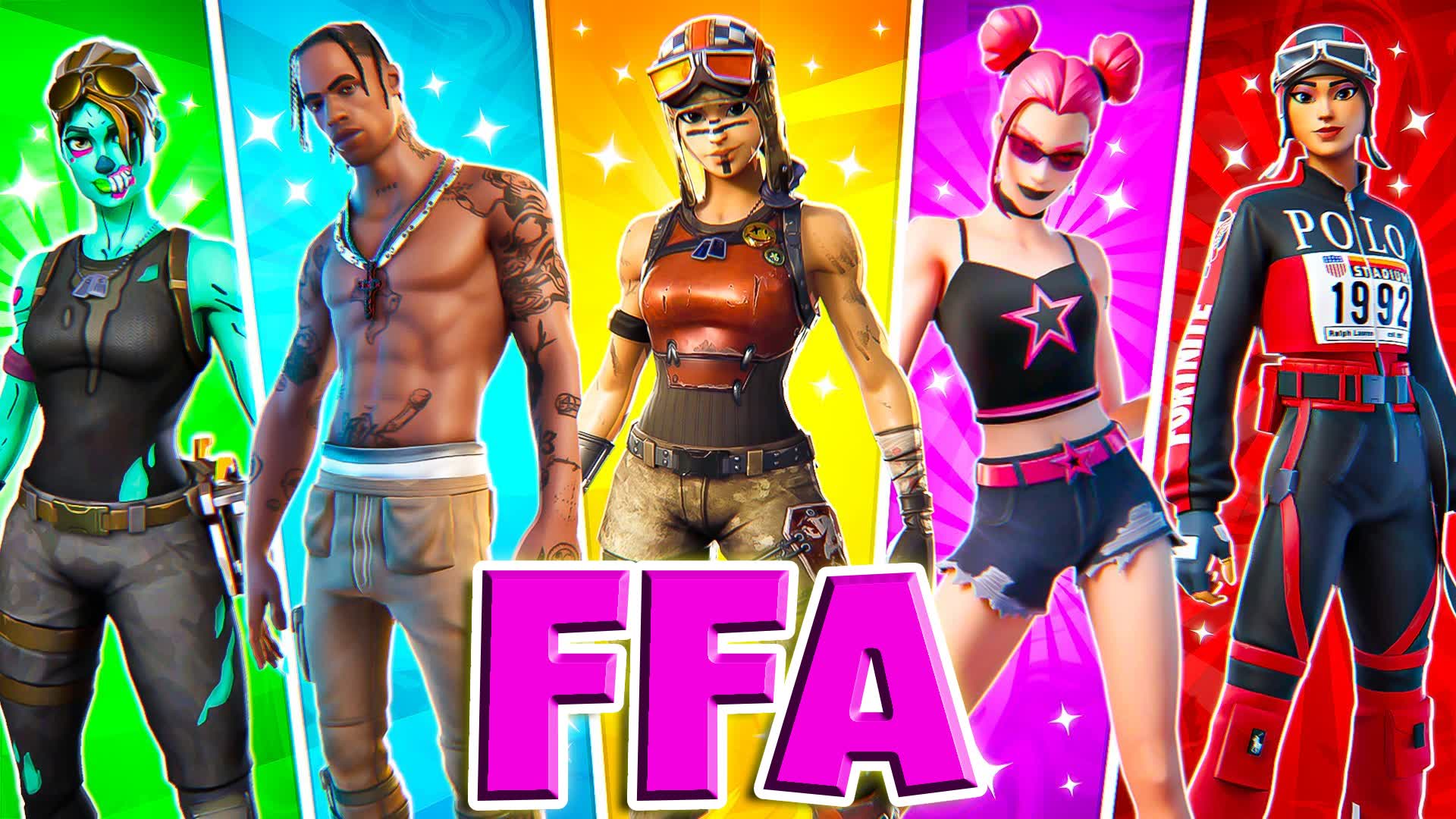 ⭐ALL SKINS FFA⭐