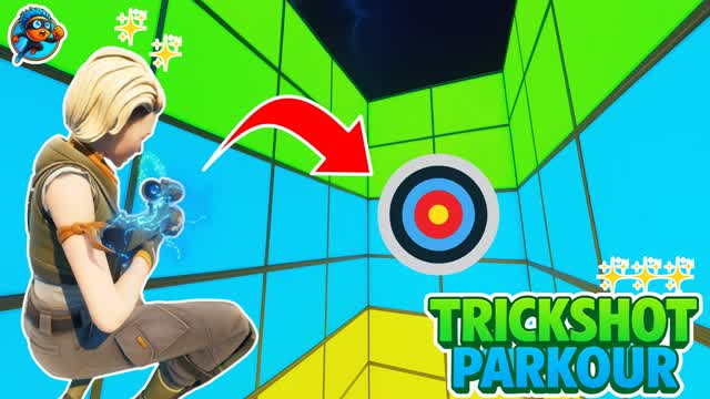 🔵TRICK SHOT MEDIUM PARKOUR 100🎯