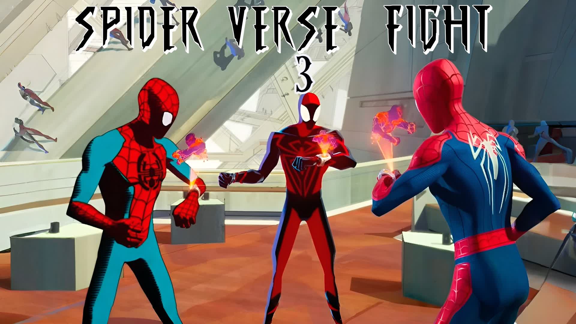 SPIDER-VERSE 🕷️ 3 SPIDER-MAN FIGHT 💥