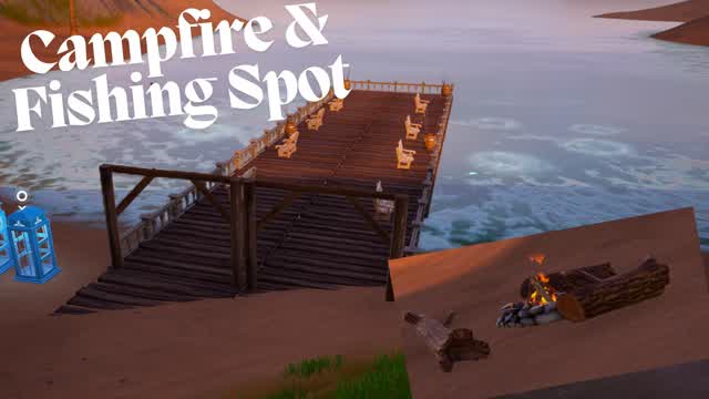 Campfire sitting and Fishing Spot