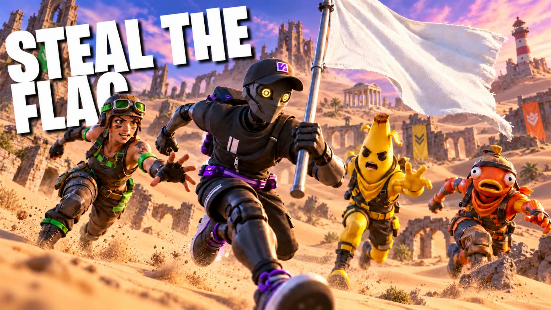 🚩STEAL THE FLAG · 4 TEAM FRENZY