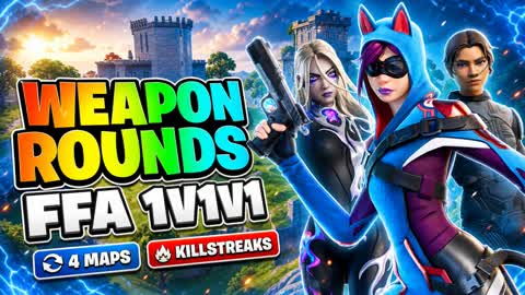WEAPON ROUNDS FFA 🔄 4 ARENAS