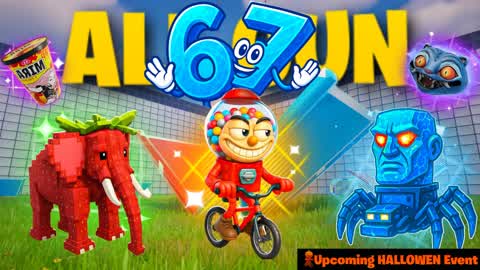 CRAZY BRAINROT - 1V1 ALL GUNS & RIDES