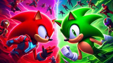 KNUKLES  VS SONIC
