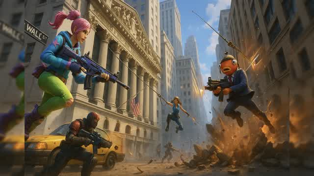 SUPER FIGHT in WALL STREET