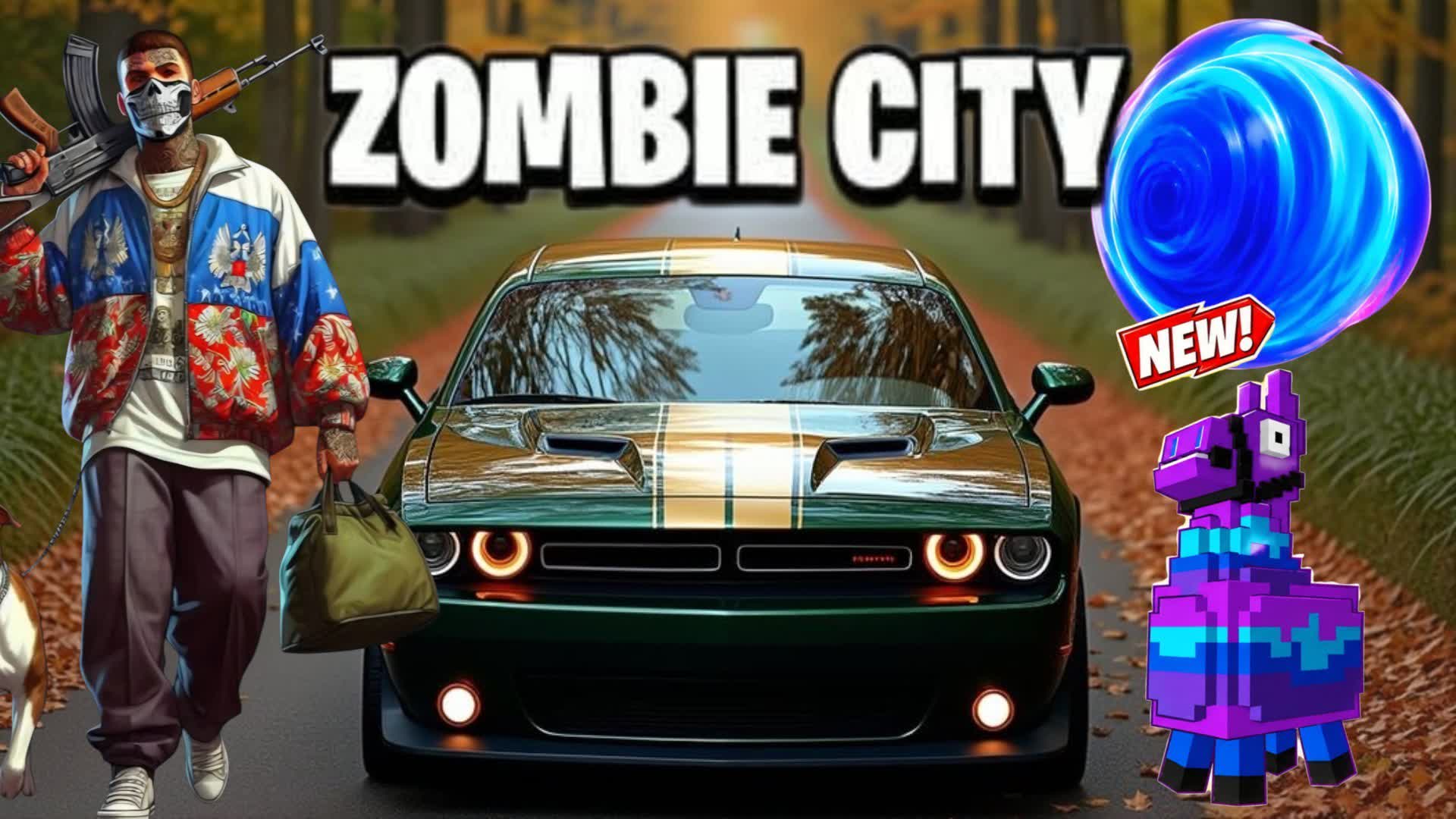 SUPER FAST ZOMBIE DRIVE GRAND — Fortnite island 5461-0061-4181 by goo122
