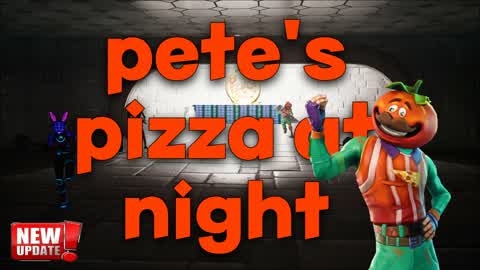 Petes pizza at night