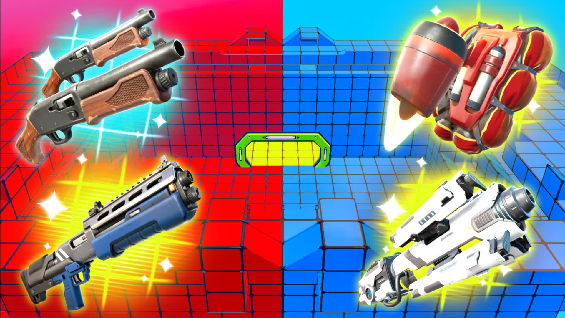 RED VS BLUE 🔴🔵 ALL CHAPTER 7 WEAPONS