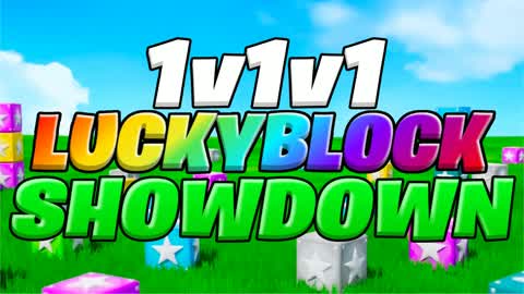 1v1v1 LUCKY BLOCK SHOWDOWN