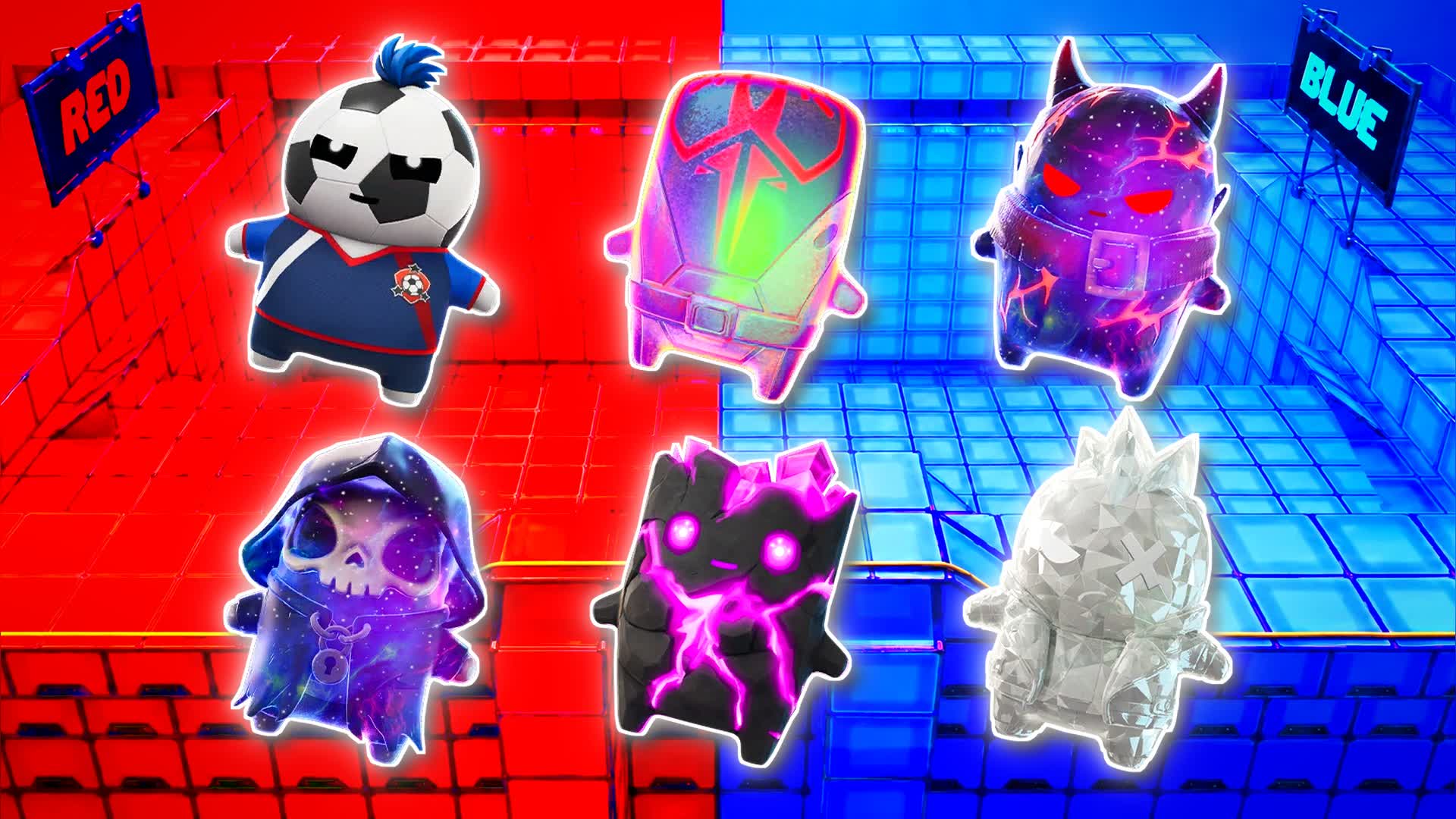 BLUE VS RED CORE BEAM🔵🔴