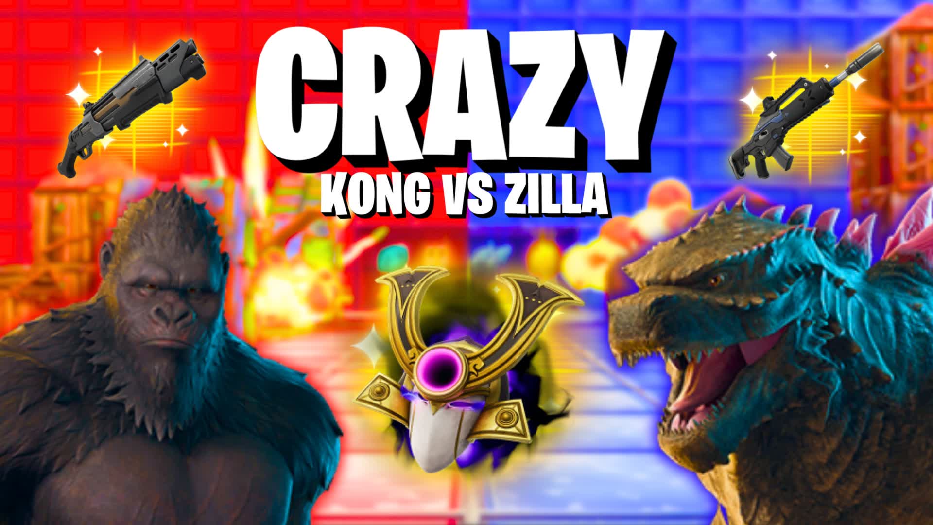 KING KONG VS GODZILLA 🔴🔵