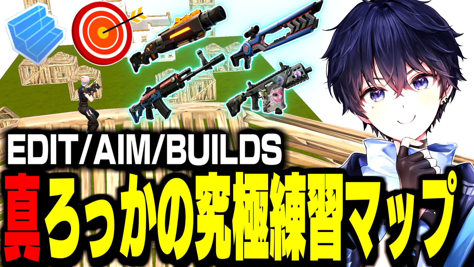 🔥AIM＆EDIT＆BUILDS/真ろっかの究極練習マップ