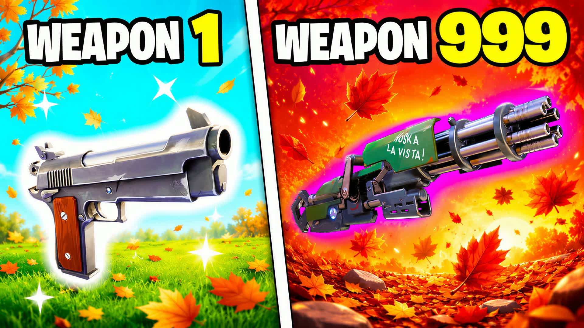 🍁AUTUMN GUN GAME 🔫 ONE SHOT 🎯 ARENAS