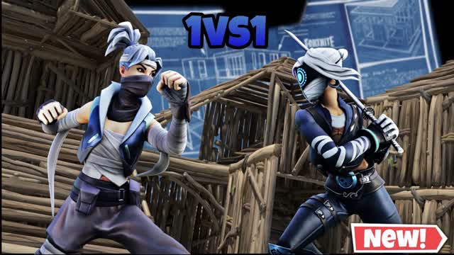 1vs1 Build Fights B&W