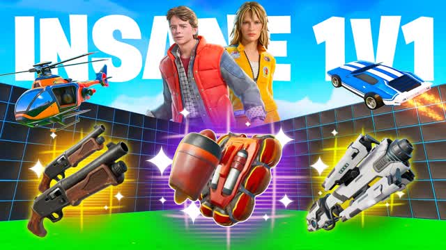 INSANE 1V1 ALL GUNS & CARS + SECRETS