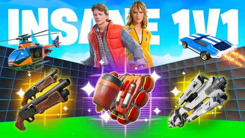 INSANE 1V1 ALL GUNS & CARS + SECRETS