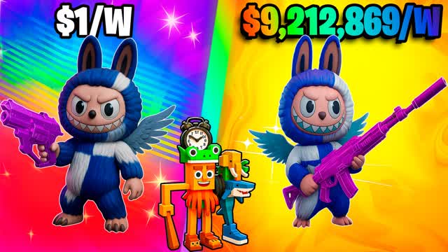 LABUBU GUN GAME 🎯 ONE SHOT MUSIC PARTY