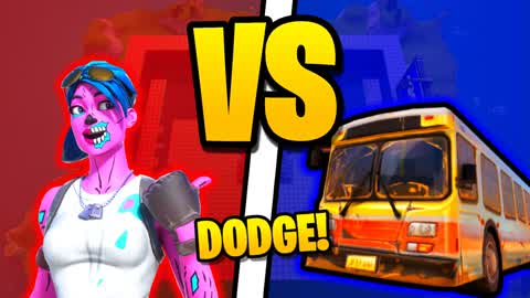 Dodge The Bus! 🔴Red vs Blue🔵