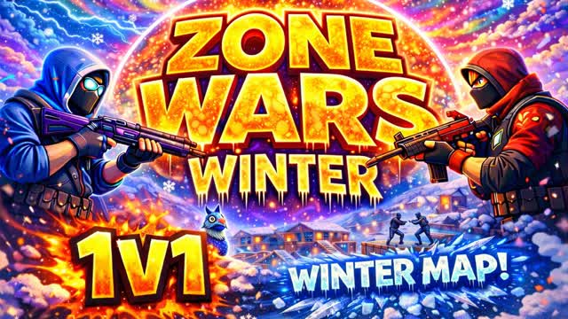 ZONE WARS WINTER 1V1 🎄❄️
