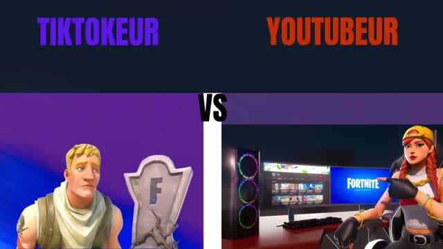 TIKTOKEUR VS YOUTUBEUR