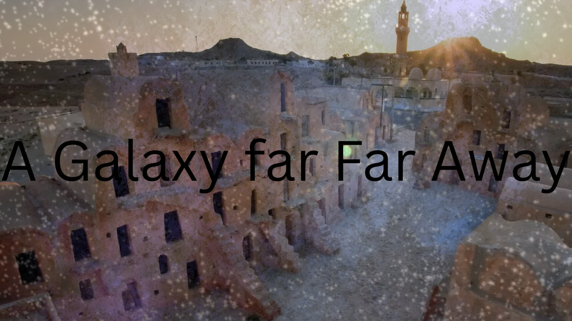 A Galaxy Far Far Away