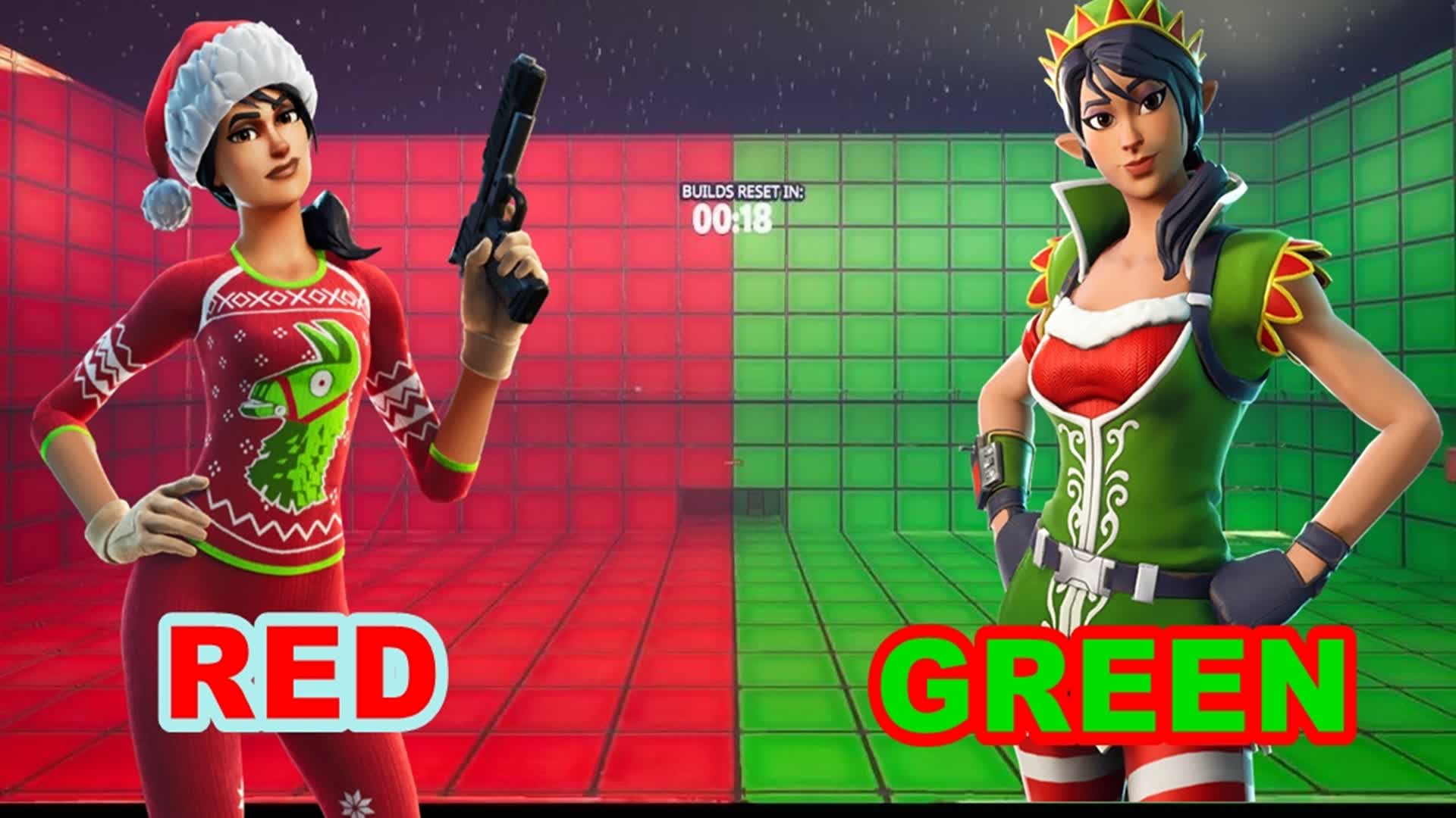 CHRISTMAS RED VS GREEN