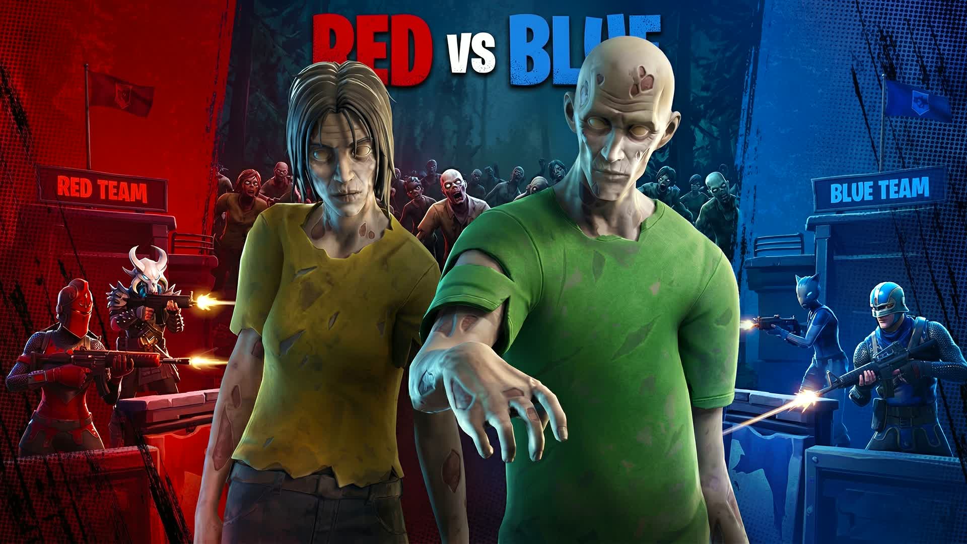 Survival Battle: Z Horde – Red vs Blue