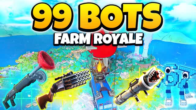 Capture 1 – 99 BOTS ROYALE ⭐ ALL CUSTOM GUNS CARS ⭐
