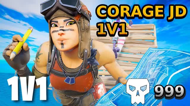 🍔COURAGE JD 1V1😎